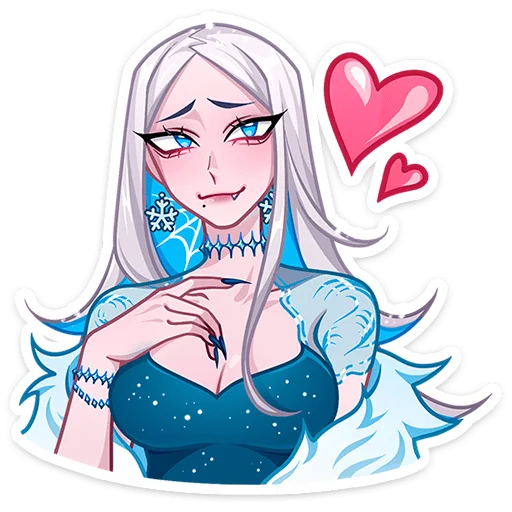 Снежная Карина @TgSticker без надписей Снежная Карина @TgSticker без надписей -