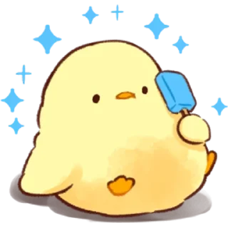 Sticker Soft and Cute Chicks Summer @TgSticker - 0