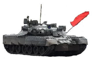 Sticker Soviet/Russian tanks - 0