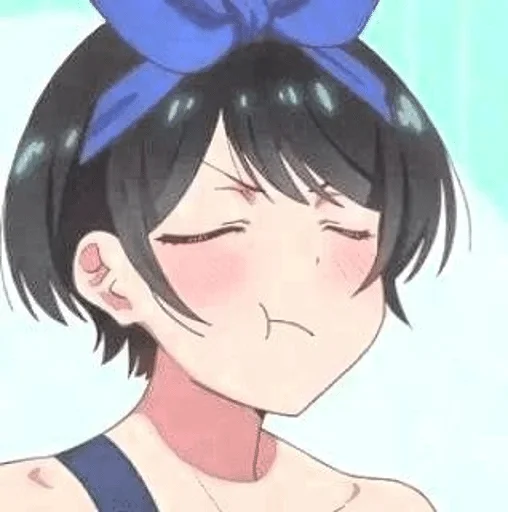 anime anime cartoon human face