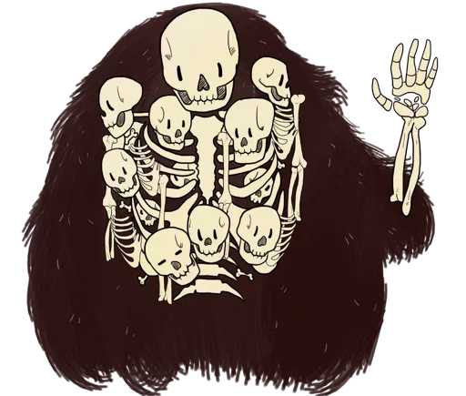 skull skull drawing illustration
