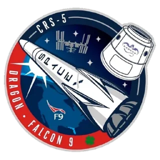 Стикер Космос и эмблемы Space X - 5