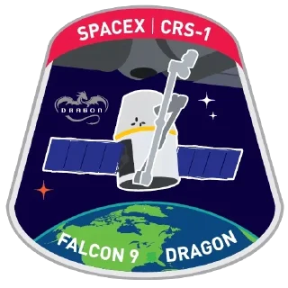 Стикер Космос и эмблемы Space X - 6