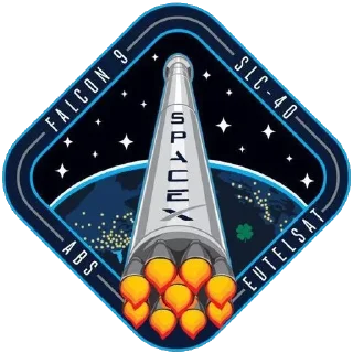 Стикер Космос и эмблемы Space X - 2