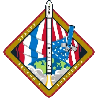 Стикер Космос и эмблемы Space X - 10