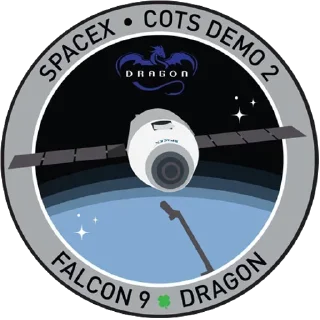 Стикер Космос и эмблемы Space X - 7