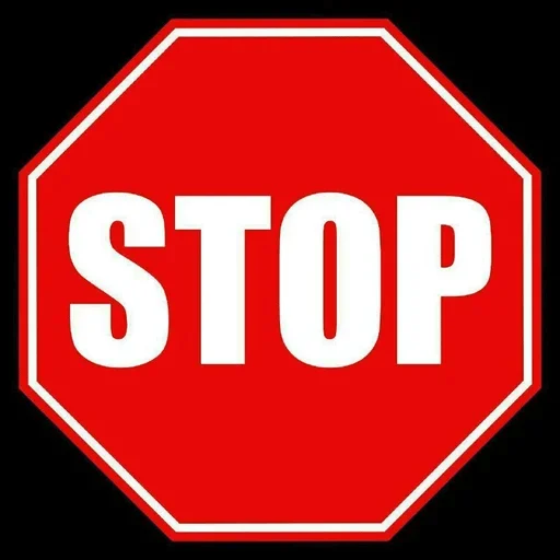 Знак «Стоп» знак дорожный знак