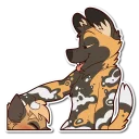 Sticker Spotted Hyena - 0