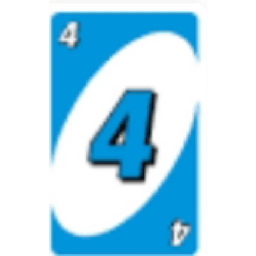 Стикер uno card - 0