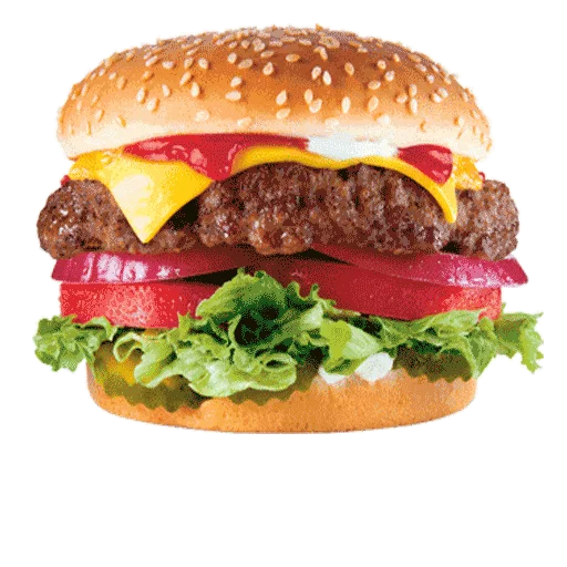 food dish hamburger