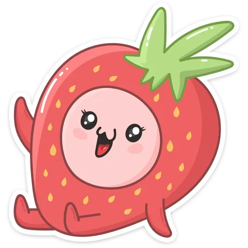 Клубничка :: @TgSticker Клубничка :: @TgSticker -