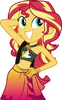 Sticker @mlpstickers Sunset Shimmer pack - 0