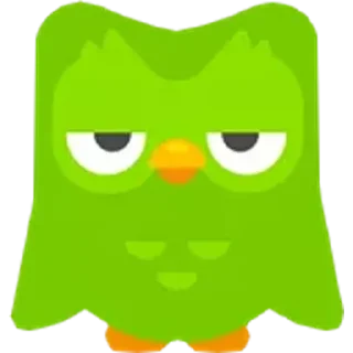 Стикер Duolingo Owl (@emopix) - 0