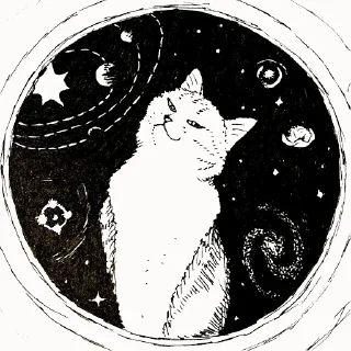 Sticker Эта нейросеть обучалась 34 года - 8