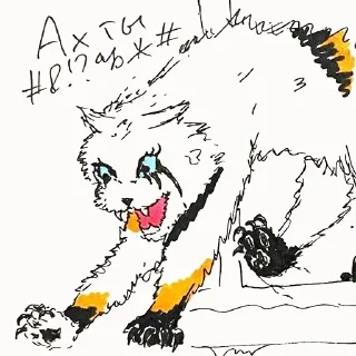 Sticker Эта нейросеть обучалась 34 года - 2