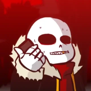 Sticker Fell!Sans by : @Undertale_Stickers - 7