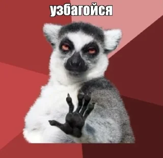 Стикер УЗБАГОЙСЯ - 9