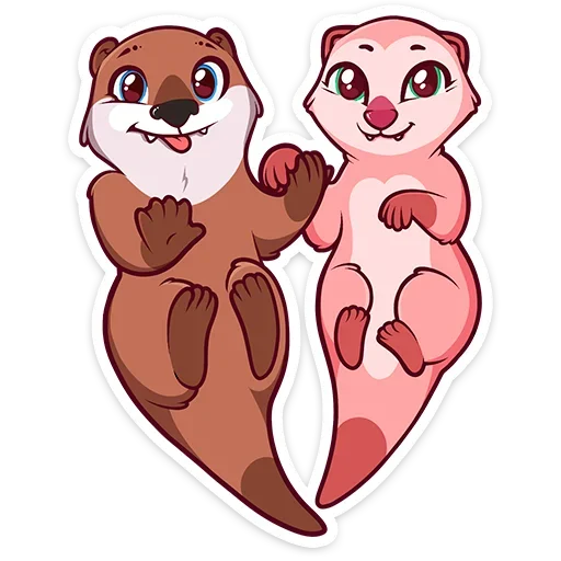 Виви и Уттер :: @TgSticker