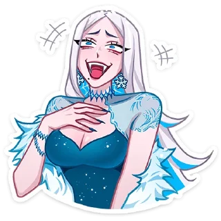 Sticker Снежная Карина | @vkspoilertg - 0