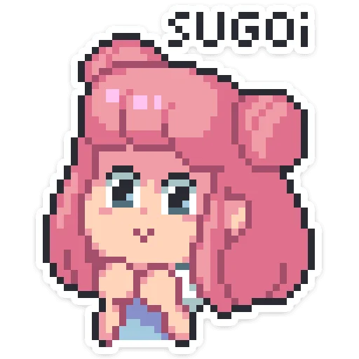 Юмико от @stickers_vk Юмико от @stickers_vk -